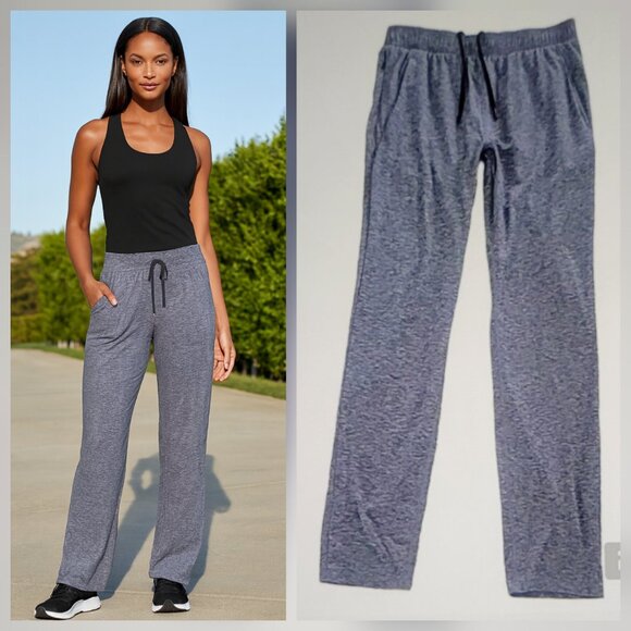 All in Motion Space Dye Pull On Pants Athleisure Tall Long Inseam S/M - Picture 1 of 13